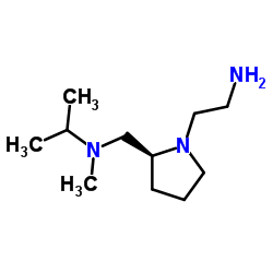 N-{[(2S)-1-(2-Aminoethyl)-2-pyrrolidinyl]methyl}-N-methyl-2-propanamine Structure