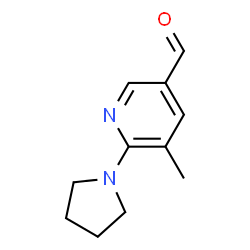 5-Methyl-6-(pyrrolidin-1-yl)nicotinaldehyde picture