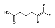 5,6,6-Trifluoro-5-hexenoic acid Structure
