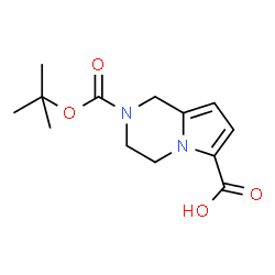 2-[(tert-butoxy)carbonyl]-1H,2H,3H,4H-pyrrolo[1,2-a]pyrazine-6-carboxylic acid Structure