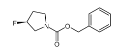 N-Cbz-3(S)-fluoropyrrolidine Structure