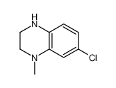 6-chloro-4-methyl-2,3-dihydro-1H-quinoxaline结构式