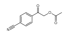 α-acetoxy-4-cyanoacetophenone Structure