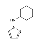 1-(Cyclohexylamino)pyrazole结构式