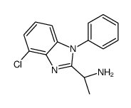 (1S)-1-(4-chloro-1-phenylbenzimidazol-2-yl)ethanamine Structure