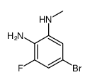 5-Bromo-3-fluoro-N1-methyl-1,2-benzenediamine结构式
