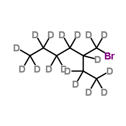 2-Ethylhexyl bromide-d17结构式