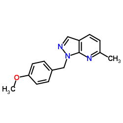 1-(4-Methoxybenzyl)-6-methyl-1H-pyrazolo[3,4-b]pyridine Structure