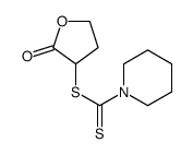 (2-oxooxolan-3-yl) piperidine-1-carbodithioate Structure