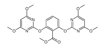 methyl 2,6-bis[(4,6-dimethoxypyrimidin-2-yl)oxy]benzoate Structure