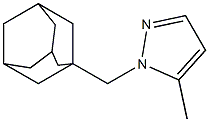 1-(Adamantan-1-Ylmethyl)-5-Methyl-1H-Pyrazole Structure