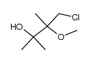 4-chloro-3-methoxy-2,3-dimethyl-butan-2-ol Structure