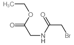 Glycine,N-(2-bromoacetyl)-, ethyl ester Structure