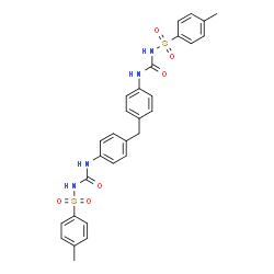 4,4''-Bis-(p-tolylsulfonylureido)-diphenylmethane Structure