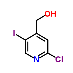 (2-Chloro-5-iodo-4-pyridinyl)methanol Structure