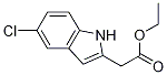 ethyl 2-(5-chloro-1H-indol-2-yl)acetate Structure