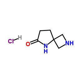 2,5-二氮杂螺[3.4]辛烷-6-酮盐酸盐结构式