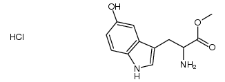 5-hydroxy-DL-tryptophan methyl ester hydrochloride结构式