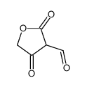 2,4-dioxooxolane-3-carbaldehyde Structure