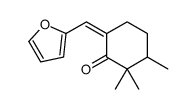 6-Furfurylidene-2,2,3-trimethylcyclohexanone结构式