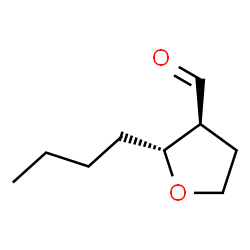 3-Furancarboxaldehyde, 2-butyltetrahydro-, (2R-trans)- (9CI)结构式