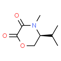 2,3-Morpholinedione,4-methyl-5-(1-methylethyl)-,(S)-(9CI)结构式