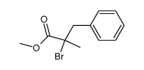 methyl 2-bromo-2-methyl-3-phenylpropionate Structure