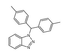 1-(di-p-tolylmethyl)-1H-benzo[d][1,2,3]triazole Structure