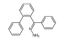 (biphenyl-2-yl)phenylmethanone hydrazone Structure