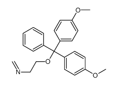 N-[2-[bis(4-methoxyphenyl)-phenylmethoxy]ethyl]methanimine Structure