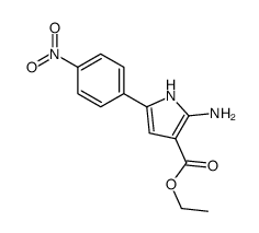 Ethyl 2-amino-5-(4-nitrophenyl)-1H-pyrrole-3-carboxylate Structure