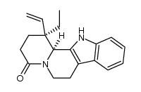 (1S,12bS)-1-ethyl-1-vinyl-1,2,3,6,7,12b-hexahydroindolo[2,3-a]quinolizin-4(12H)-one结构式