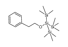 1-[tris(trimethylsilyl)silyl]-2-phenylethanol结构式