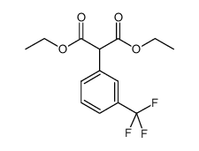 DIETHYL 3-TRIFLUOROMETHYLPHENYL MALONATE structure