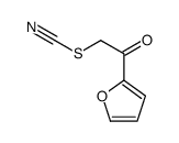 [2-(furan-2-yl)-2-oxoethyl] thiocyanate Structure