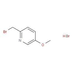 2-(溴甲基)-5-甲氧基吡啶氢溴酸盐结构式