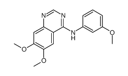 6,7-dimethoxy-N-(3-methoxyphenyl)quinazolin-4-amine Structure