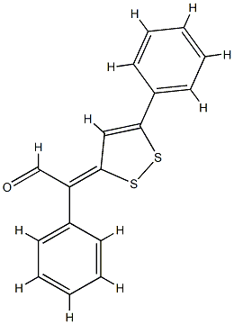 α-(5-Phenyl-3H-1,2-dithiol-3-ylidene)benzeneacetaldehyde picture