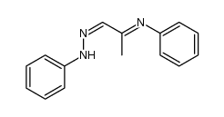 Methyl-glyoxal-1-phenylhydrazon-2-anil Structure