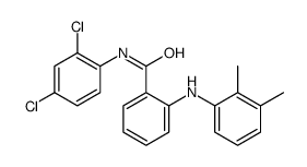 N-(2,4-dichlorophenyl)-2-(2,3-dimethylanilino)benzamide结构式