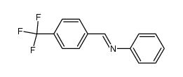N-{(E)-[(4-trifluoromethyl)phenyl]methylidene}aniline结构式