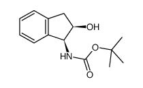 boc-(1s,2r)-(-)-cis-1-amino-2-indanol结构式