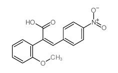 Benzeneacetic acid,2-methoxy-a-[(4-nitrophenyl)methylene]- picture