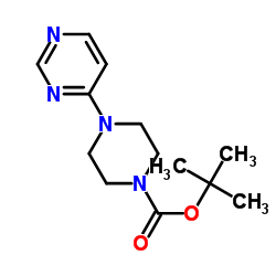 tert-Butyl 4-(pyrimidin-4-yl)piperazine-1-carboxylate structure