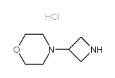 4-(氮杂环丁烷-3-基)吗啉盐酸盐结构式