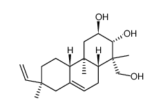 (13S)-7,15-Pimaradiene-2α,3β,19-triol结构式