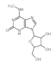 Adenosine,2,3-dihydro-N-methyl-2-oxo- structure