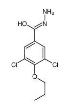 3,5-dichloro-4-propoxybenzohydrazide Structure