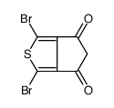 1,3-dibromocyclopenta[c]thiophene-4,6-dione结构式