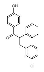 Chalcone,3-chloro-4'-hydroxy-a-phenyl- (8CI) Structure
